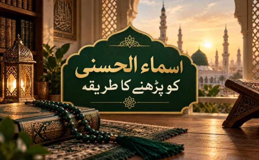اسماء الحسنٰی کو پڑھنے کا طریقہ